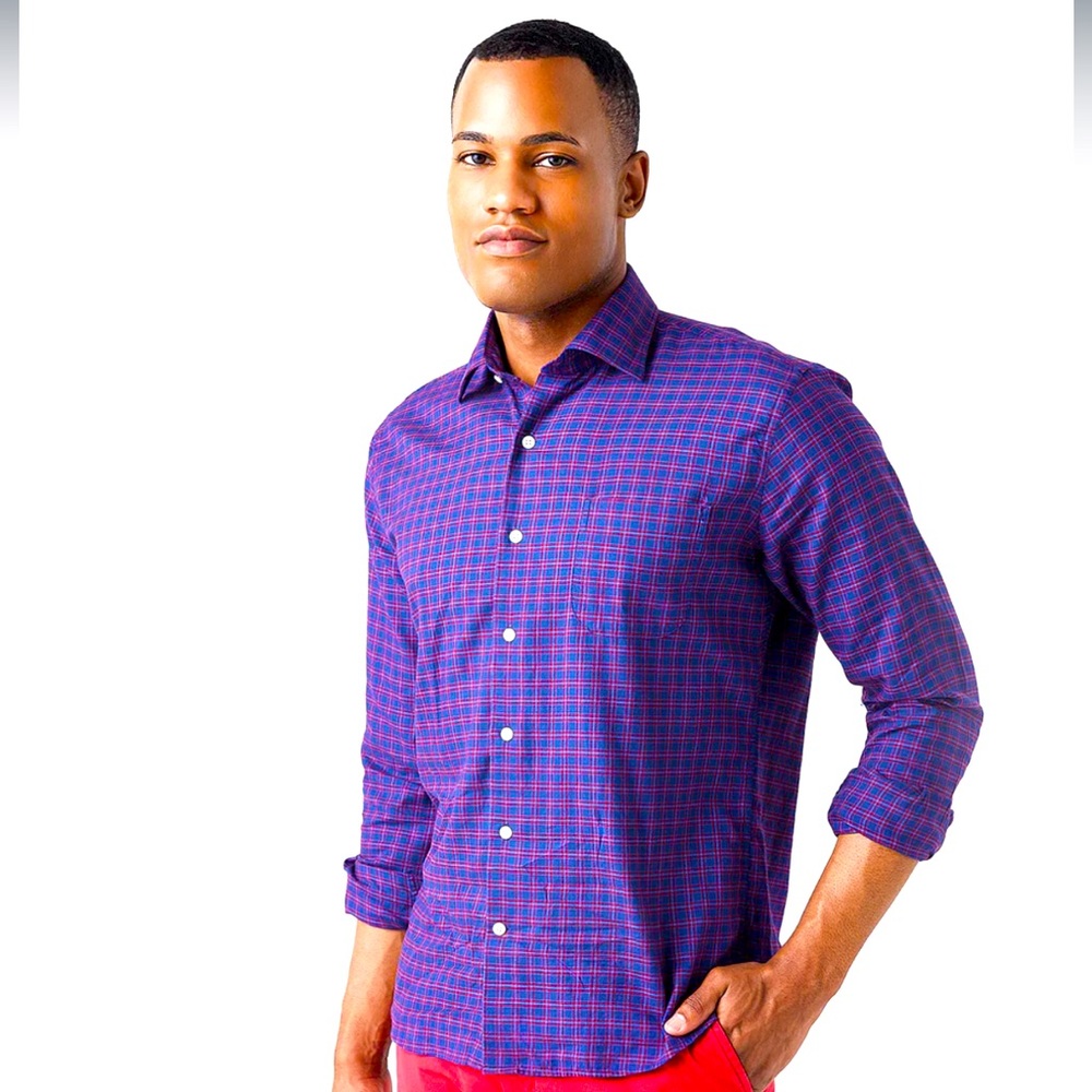 Peter Millar Autumn Soft Camrose Cotton Sport Shirt Mulberry NWT $148 XXL 2XL